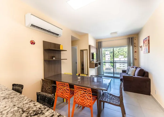 2 Quartos Na Enseada A 9 Min Da Praia Com Wi-Fi E Tv Smart Guarujá